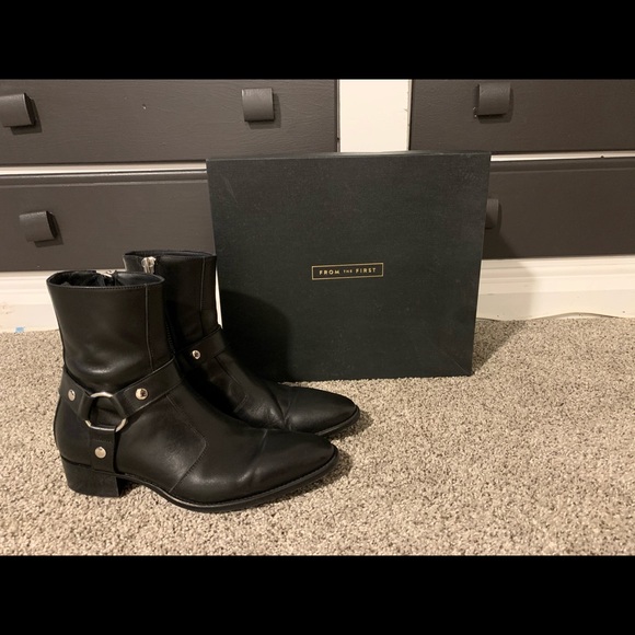 First Enzo Harness Chelsea Boots | Poshmark
